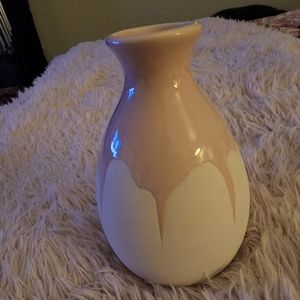Ceramic Vase Light Pink Glaze